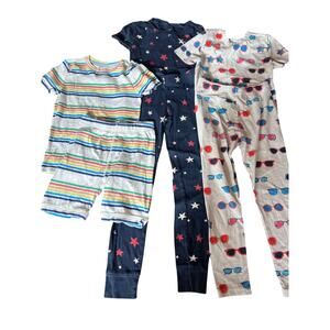 Kids Unisex Pajamas Bundle/Lot, Medium/8, Short Sleeve, Summer, Gap/Soma/ ON
